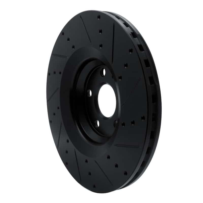 R1 Concepts — R1 12-15 Audi TTS Quattro Front Left Drilled & Slotted Black Brake Rotor
R1 Brake Rotor Drill - view 4