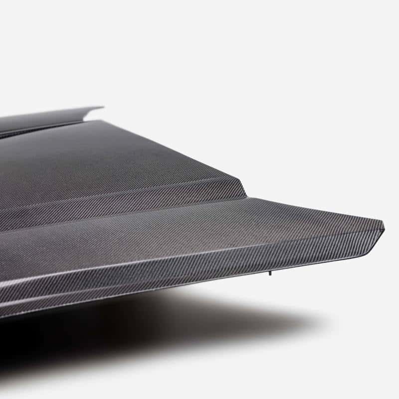 Anderson Composites — Anderson Composites 2024 Ford Mustang S650 Double-Sided Carbon Fiber Hood - view 6