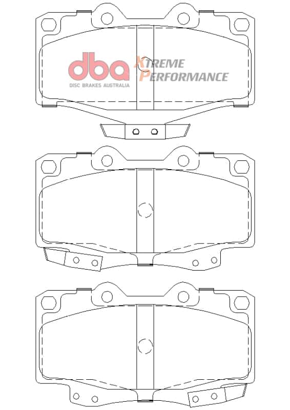DBA — DBA 92-99 Toyota Land Cruiser XP Performance Front Brake Pads
Brake Pad - view 2