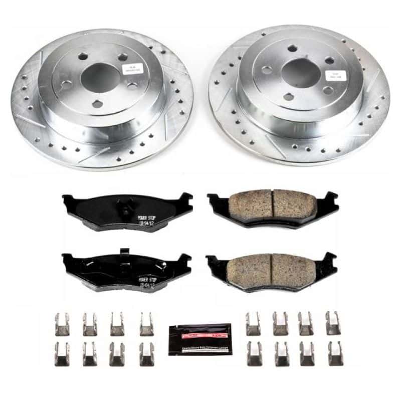 PowerStop — Power Stop 96-00 Plymouth Breeze Rear Z23 Evolution Sport Brake Kit - view 1
