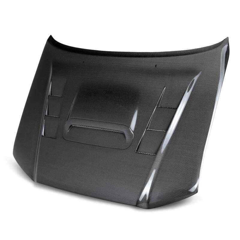 Seibon — Seibon 12-15 Toyota Tacoma TS-Style Carbon Fiber Hood - view 1
