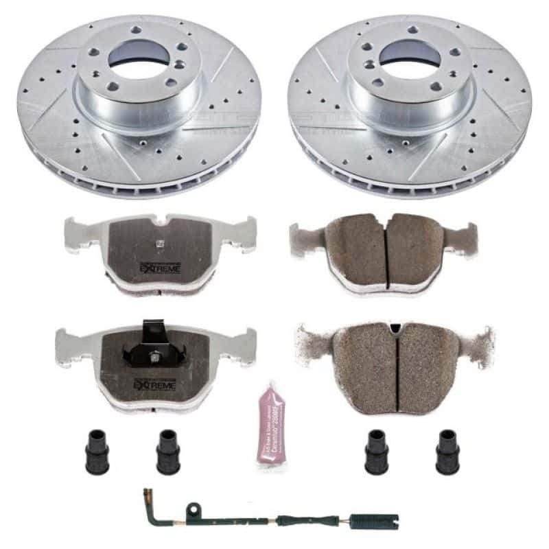 PowerStop — Power Stop 97-00 BMW 540i Front Z26 Street Warrior Brake Kit - view 1