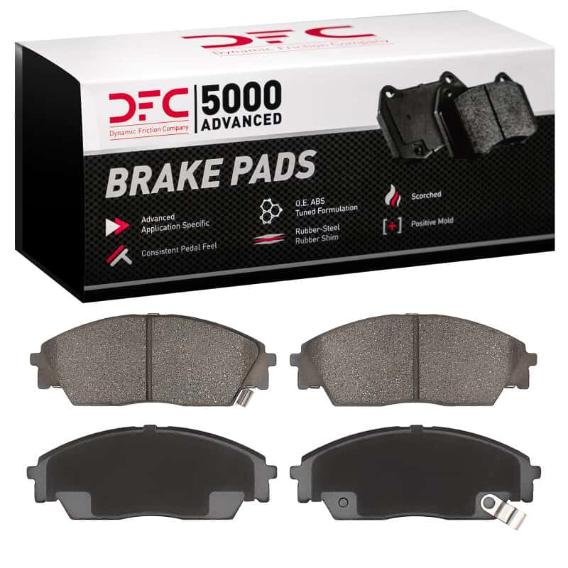DFC — DFC 88-91 Honda CRX Front 5000 Advanced Semi Metallic Brake Pads
DFC Brake Pad Set - view 4