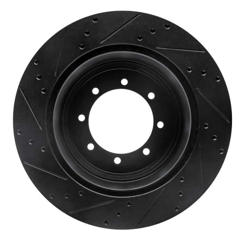 R1 Concepts — R1 11-22 Ford F-350 Super Duty 2WD Rear Right Drilled & Slotted Black Brake Rotor
R1 Brake Rotor Drill - view 5
