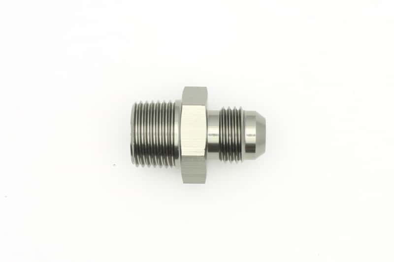 DeatschWerks — DeatschWerks 6AN Male Flare To 3/8in. Male NPT Adapter - view 3
