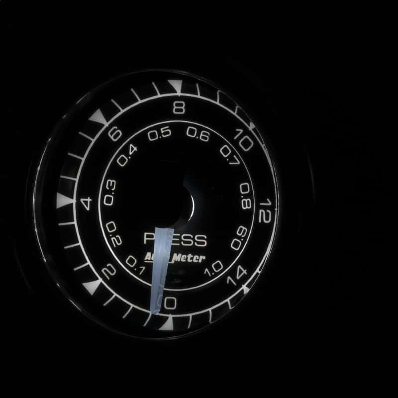 AutoMeter — Autometer Chrono 2-1/16in 15PSI Pressure Gauge
GA 2" PRS 15PSI S CH - view 5