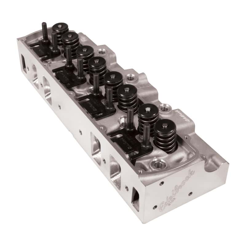 Edelbrock — Edelbrock SB Oldsmobile Performer RPM Cylinder Heads for Hydraulic Roller Cam - view 1