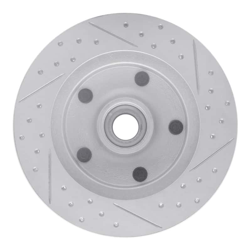 R1 Concepts — R1 73-93 Ford E-100 Econoline Front Right Drilled & Slotted Geo-Carbon Rotor - view 5