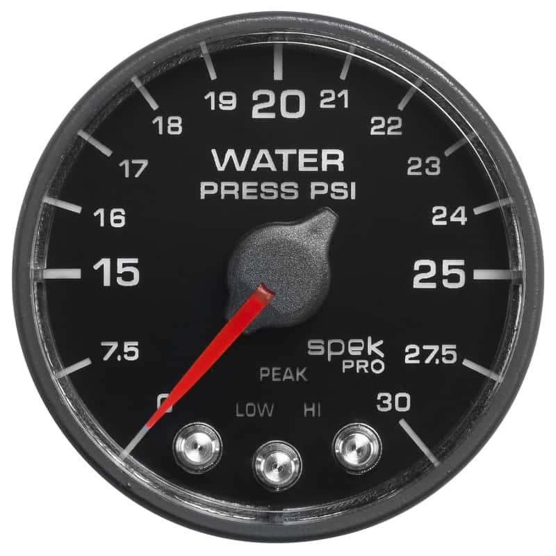 AutoMeter — Autometer Spek-Pro - Nascar 2-1/16in Water Press 0- 30 psi Bfb
GA 2" WP 30 BFB SPEK - view 8