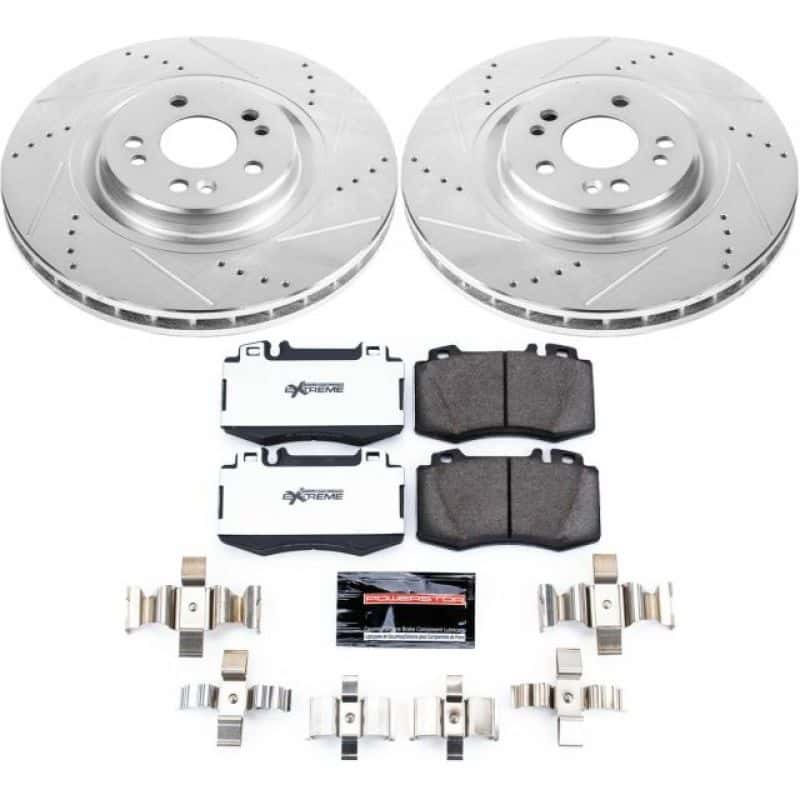 PowerStop — Power Stop 00-03 Mercedes-Benz ML55 AMG Front Z26 Street Warrior Brake Kit - view 1