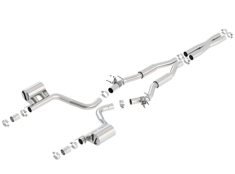 Borla — Borla 2015 Dodge Challenger Hellcat 6.2L V8 S-TYPE Catback Exhaust No Tips Factory Valance
Cat-Back System
ExhstSysKt - view 2