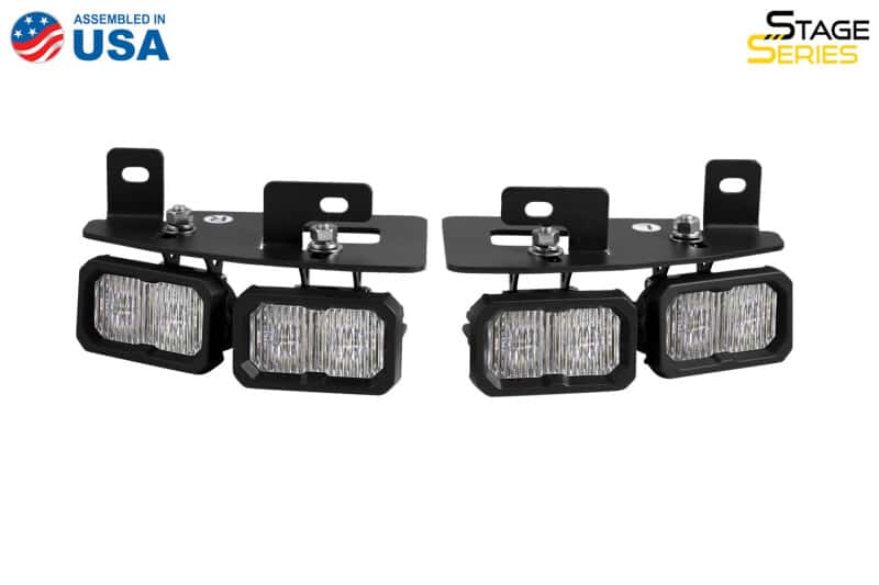 Diode Dynamics — Diode Dynamics Stage Series Fog Pocket Mounting Brackets for 2019-Present Ram - view 3