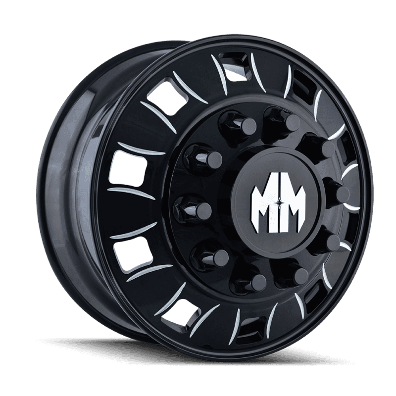 Mayhem — Mayhem 8180 BigRig 24.5x8.25 / 10x285.75 BP / 168mm Offset / 220.1mm Hub Inner Black Wheel
MAYHEM 8180 - view 1