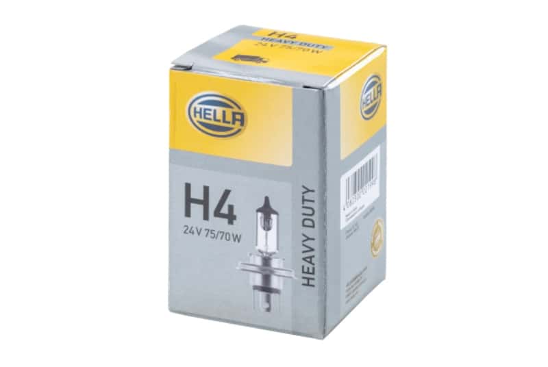 Hella — Hella H4 24V 75/70W P43t T4.625 Halogen Bulb
H4 24V Halogen Bulb - view 3