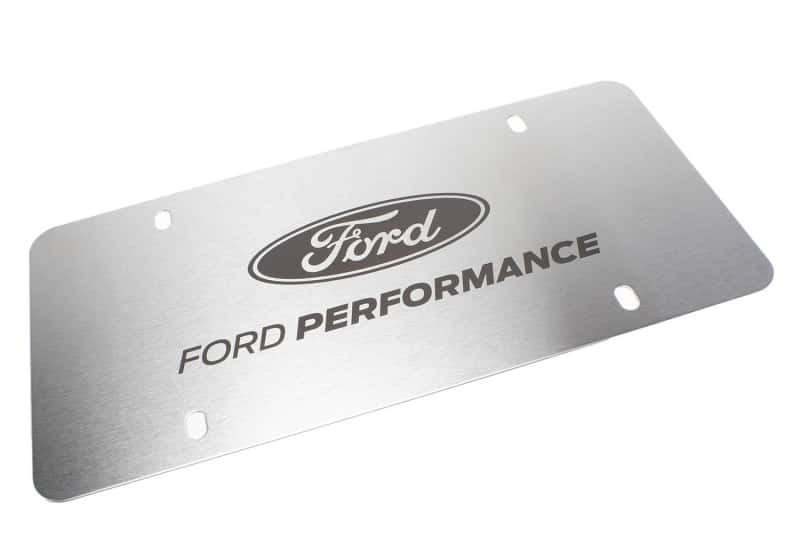 Ford Racing — Ford Racing Stainless Steel Marque Plate
License Plate - view 9