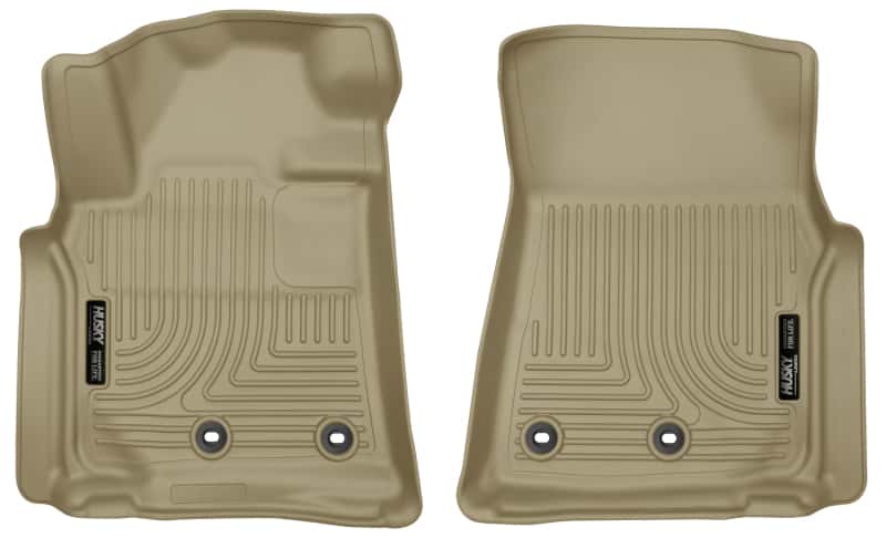 Husky Liners — Husky Liners 13-16 Lexus LX570 / 13-16 Toyota Land Cruiser WeatherBeater Front Tan Floor Liners
Floor Liners - view 1