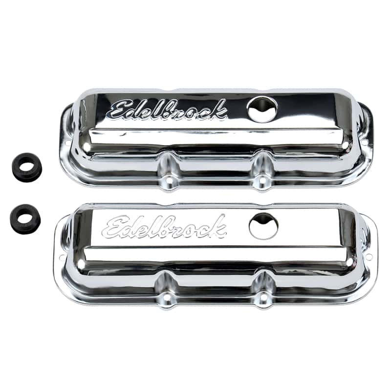 Edelbrock — Edelbrock Valve Cover Signature Series Chevrolet 1982-1993 2 8L 60 V6 Chrome
CHROME/PRO-FLO - view 3