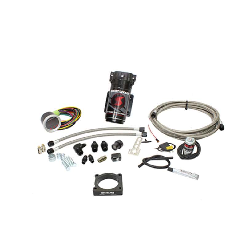 Snow Performance — Snow Performance 08-15 Evo Stg 2 Boost Cooler Water Inj. Kit (SS Braided Line/4AN Fittings) w/o Tank
Water/Meth Inject Kt - view 1