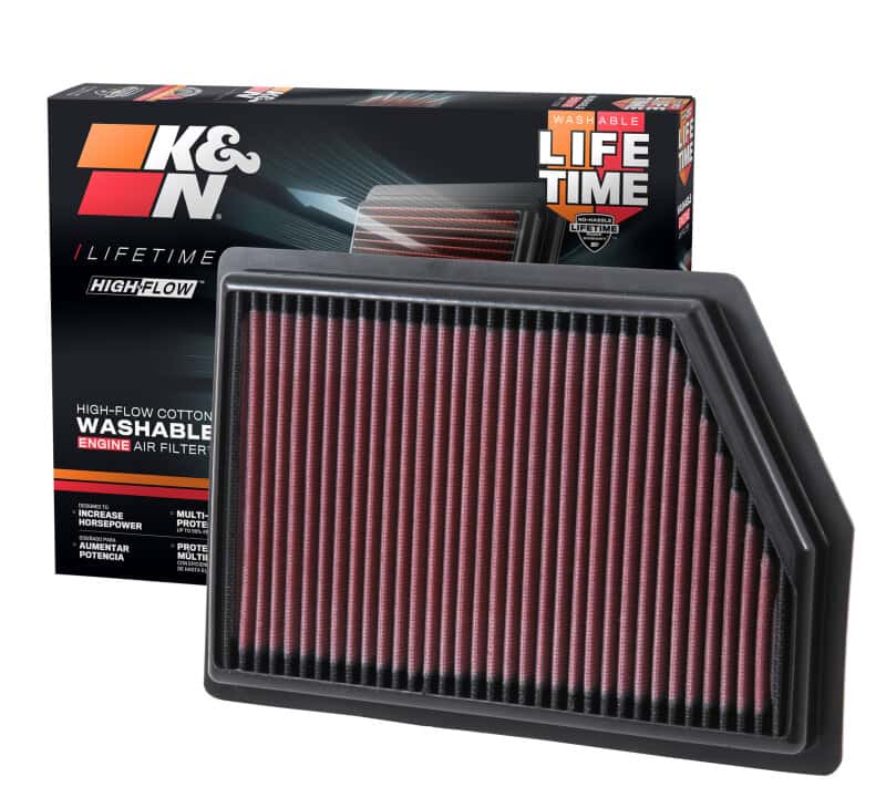 K&N Engineering — K&N Replacement Panel Air Filter for 2014 Jeep Cherokee 2.4L/3.2L
Replacement Air Filt
Air Filter - view 6