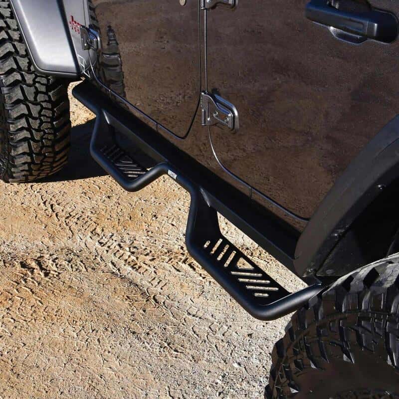 Westin — Westin 18-22 Jeep Wrangler JL Unlimited Outlaw Nerf Step Bars - Textured Black
Nerf Drop Step Bars - view 7