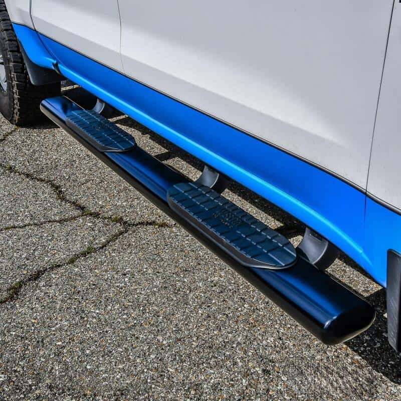 Westin — Westin 19-21 Chevrolet Silverado Crew Cab PRO TRAXX 6 Oval Nerf Step Bars - Black
Nerf/Step Bar - view 5