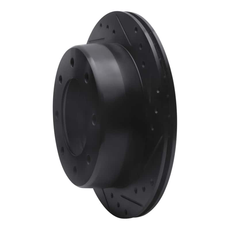R1 Concepts — R1 00-11 Cadillac DTS Rear Right Drilled & Slotted Black Brake Rotor
R1 Brake Rotor Drill - view 2