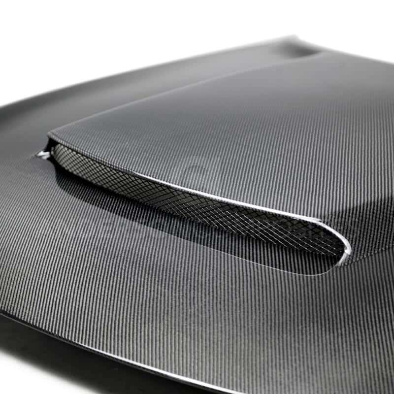Anderson Composites — Anderson Composites 15-18 Dodge Charger Type DM (Demon Style) Carbon Fiber Hood - view 4
