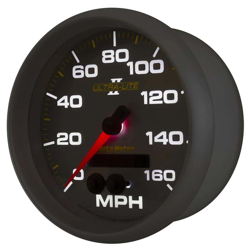 AutoMeter — Autometer Ultra-Lite II 5in 0-140MPH In-Dash Electronic GPS Programmable Speedometer
5" SPEEDO, 160 MPH, - view 4