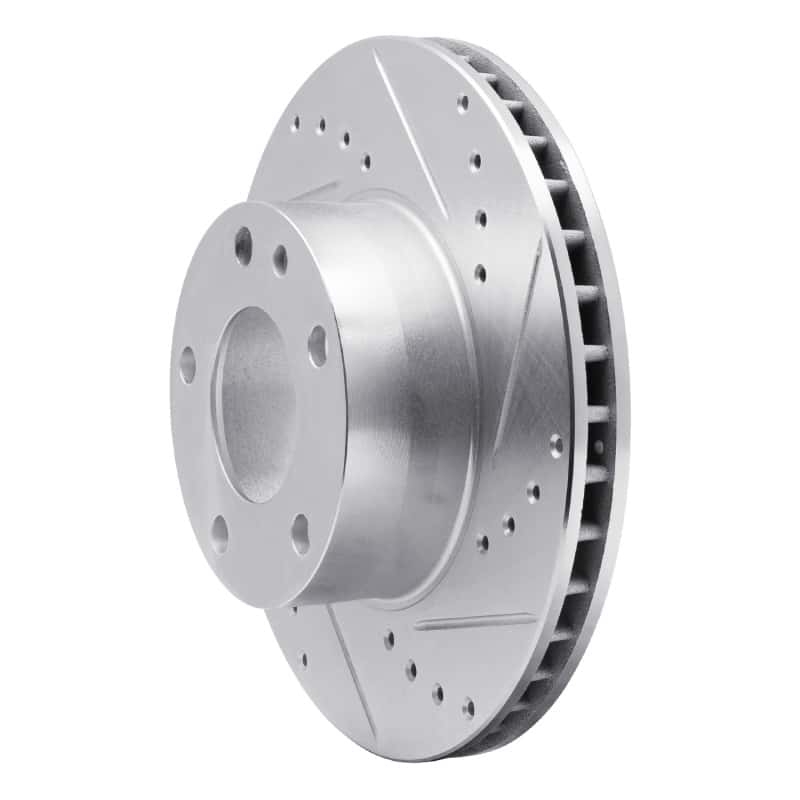 R1 Concepts — R1 82-86 BMW 735I Front Right Drilled & Slotted Silver Brake Rotor
R1 Brake Rotor Drill - view 2