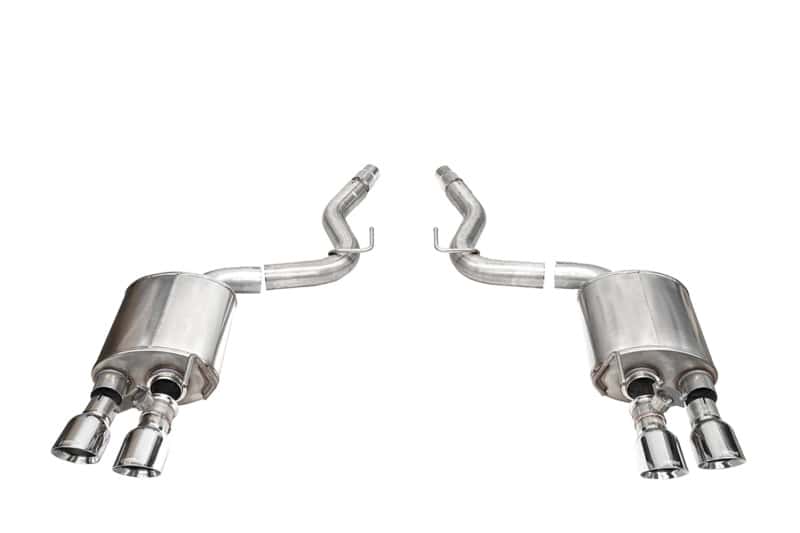 CORSA Performance — Corsa 24+ Ford Mustang Dark Horse 5.0L 3in Dual Rear Exit Axle-Back w/Twin 4.5in Polish Slash Tips
Exhaust - view 1