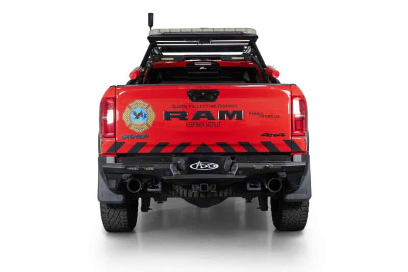 Addictive Desert Designs — Addictive Desert Designs2025 Ram RHO Phantom Rear Bumper - Hammer Black Powder Coat - view 2