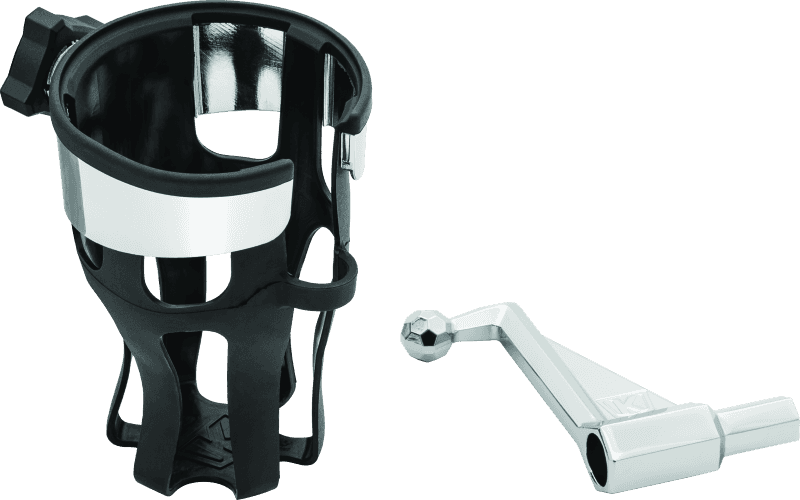 Kuryakyn — Kuryakyn Reflex Drink Holder 01-17 GL1800 Passenger Mount Chrome - view 1