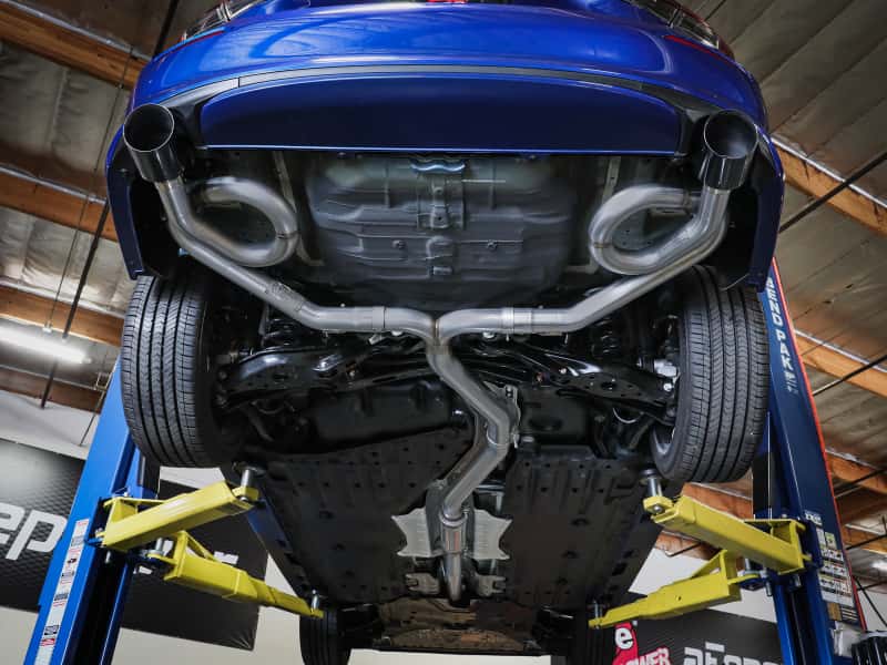 aFe — aFe POWER Takeda 22-23 Honda Civic Si I4-1.5L (t) 2.5in to 3in 304 SS CB Exhaust - Blue Flame Tips
Cat-Back Exhaust - view 5