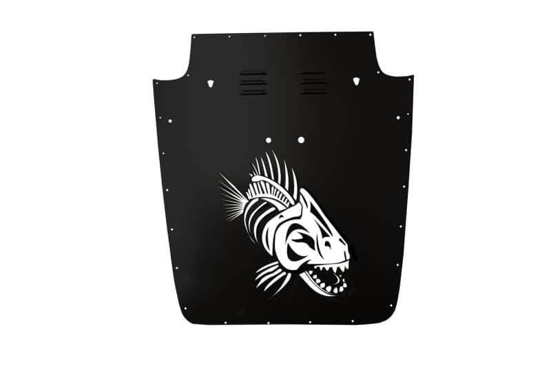 Fishbone Offroad — Fishbone Offroad 97-02 Jeep JK Jeep Wrangler Hood Louver - Black - view 1