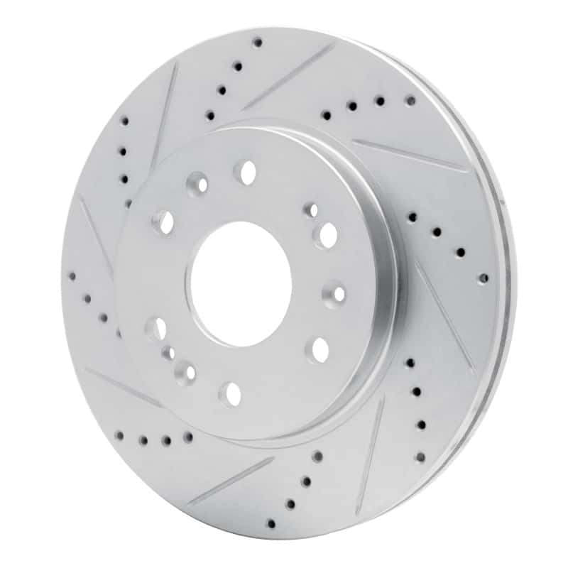R1 Concepts — R1 05-19 Chevrolet Silverado 1500 Front Left Drilled & Slotted Silver Brake Rotor
R1 Brake Rotor Drill - view 2