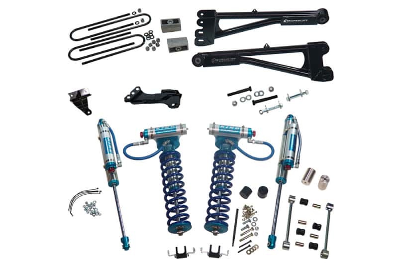 Superlift — Superlift 08-10 Ford F-250/F-350 SD 4WD 4in Lift Kit w/Repl Radius Arms & King Coilovers Rear Shocks
Suspension Lift Kit - view 2