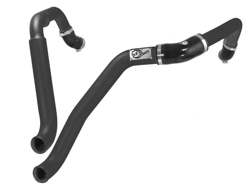 aFe — aFe Bladerunner Intercooler Tubes Hot Side 2in-2.5in 2015 Ford F-150 V6 Ecoboost 3.5L (tt)
Hot Charge Pipe - view 1