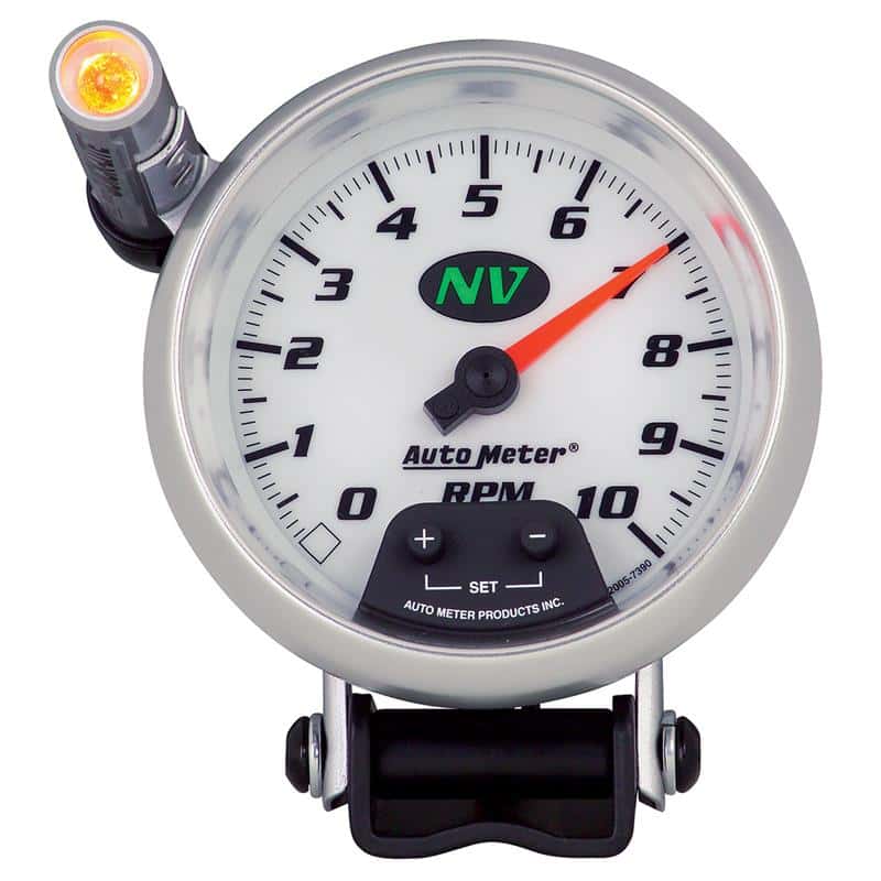 AutoMeter — Autometer Quick Lite 3 3/4in 10k RPM Pedestal Tachometer w/ ext.
3-3/8" TACH, 10,000 - view 1