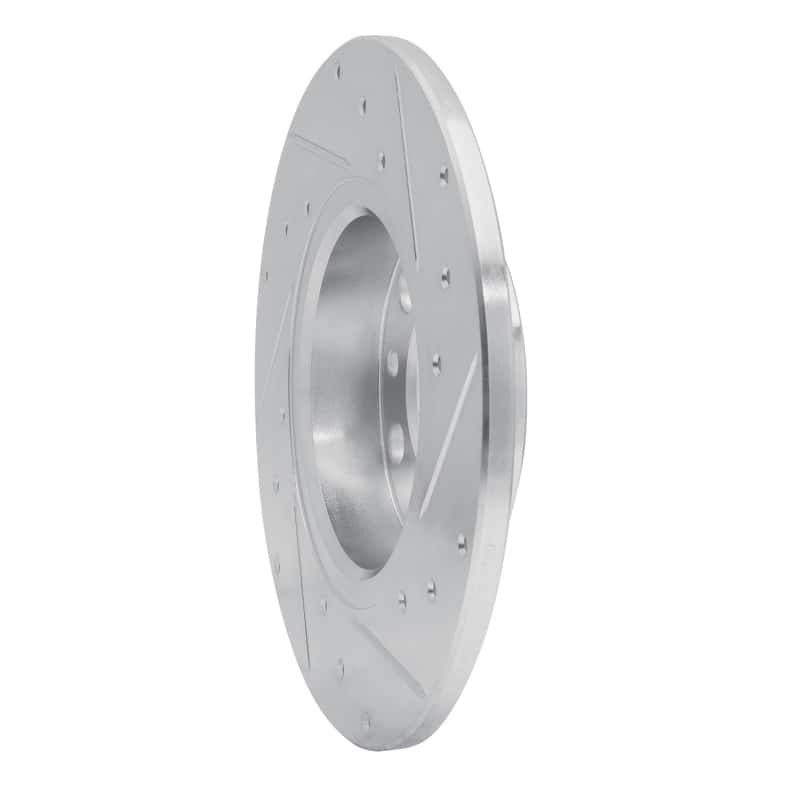 R1 Concepts — R1 15-25 Alfa Romeo Tonale Rear Left Drilled & Slotted Silver Brake Rotor
R1 Brake Rotor Drill - view 4
