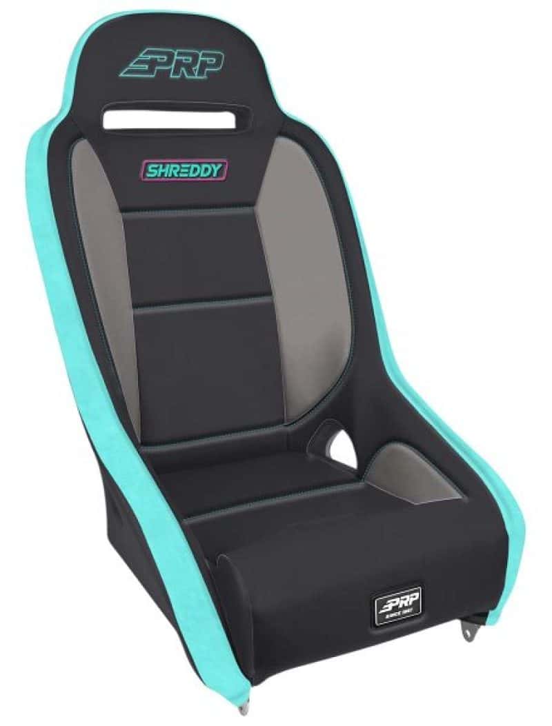 PRP Seats — PRP Shreddy Comp Elite Suspension Seat - Grey/Teal - view 2