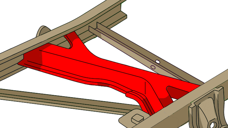 RustBuster — Rust Buster 1988-1998 Chevy/GMC C/K 1500 & 2500 Spare Tire Crossmember - view 8