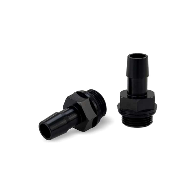 Mishimoto — Mishimoto 2pcs. M20x1.5 1/2in Aluminum Catch Can Fittings - Black
Aluminum Fitting - view 1