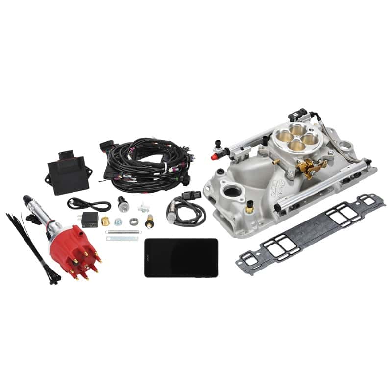 Edelbrock — Edelbrock Pro Flo 4 Fuel Injection Kit Seq Port SBC 1986&Earlier 550 Max HP 29 LbHr Injectors Satin
FUEL INJECTION - view 2