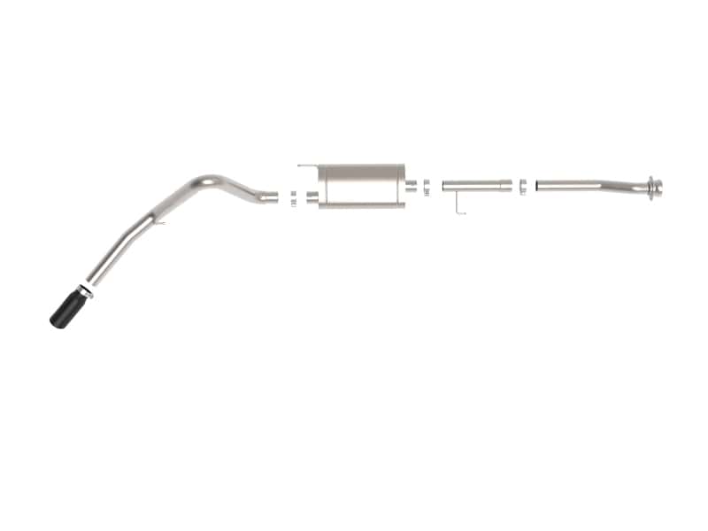 aFe — aFe Apollo GT 3in 409 SS Cat-Back Exhaust 2021 Ford F-150 V6 2.7L/3.5L (tt)/V8 5.0L w/ Black Tips
Cat-Back Exhaust - view 4