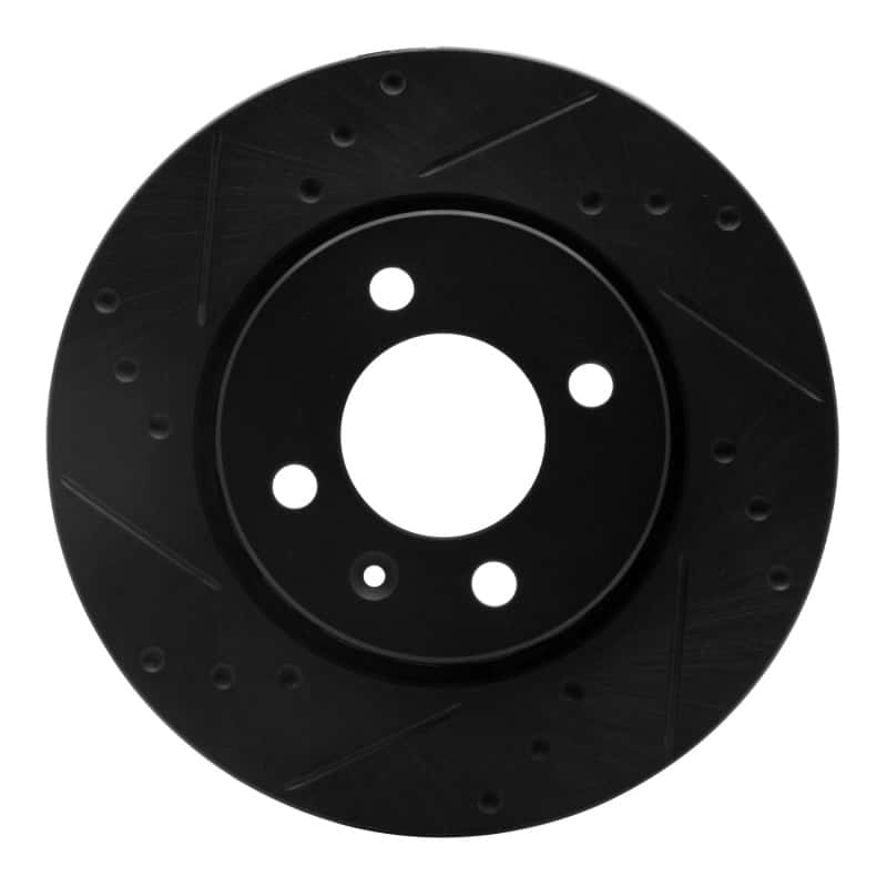 R1 Concepts — R1 09-17 Volkswagen SAVEIRO (Mexico) Front Left Drilled & Slotted Black Brake Rotor
R1 Brake Rotor Drill - view 1