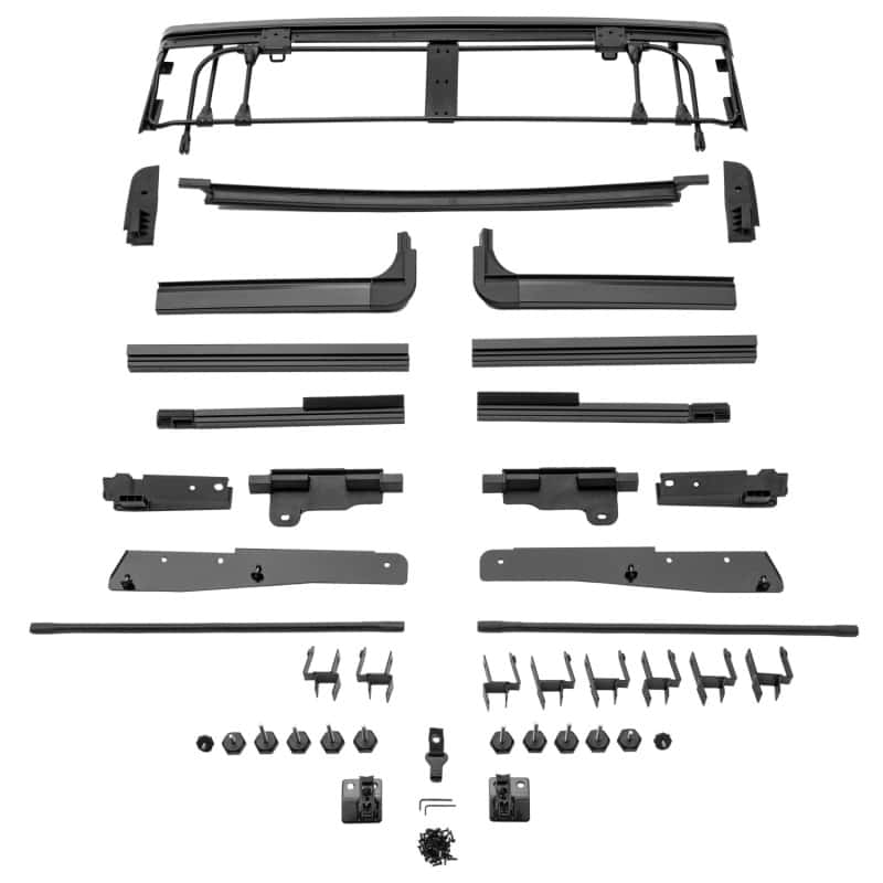 Rugged Ridge — Rugged Ridge 2018+ Jeep Wrangler JLU 4 Dr Black Diamond Stitch Cloth Voyager Top (Tinted)
OFFROAD_TOPS
Top-Soft - view 2