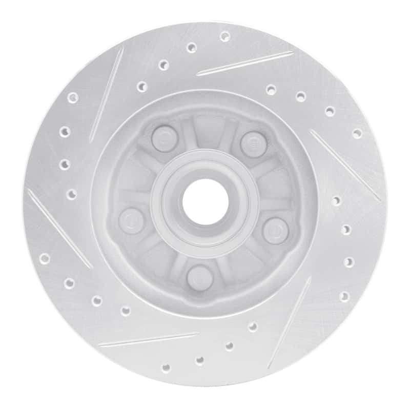 R1 Concepts — R1 98-02 Ford Ranger (USA/Canada) Front Right Drilled & Slotted Silver Brake Rotor
R1 Brake Rotor Drill - view 5