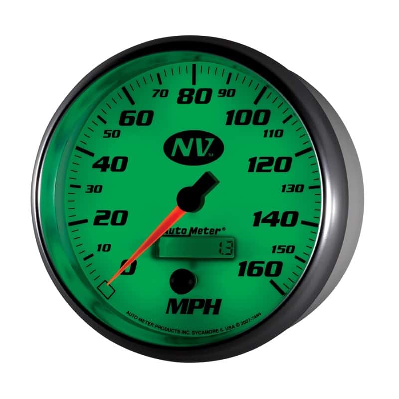 AutoMeter — AutoMeter Gauge Speedometer 5in. 160MPH Elec. Programmable NV
5" SPEEDO, 160 MPH, - view 10