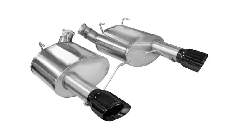 CORSA Performance — Corsa 2011-2014 Ford Mustang GT/Boss 302 5.0L V8 Black Xtreme Axle-Back Exhaust
Exhaust - view 1