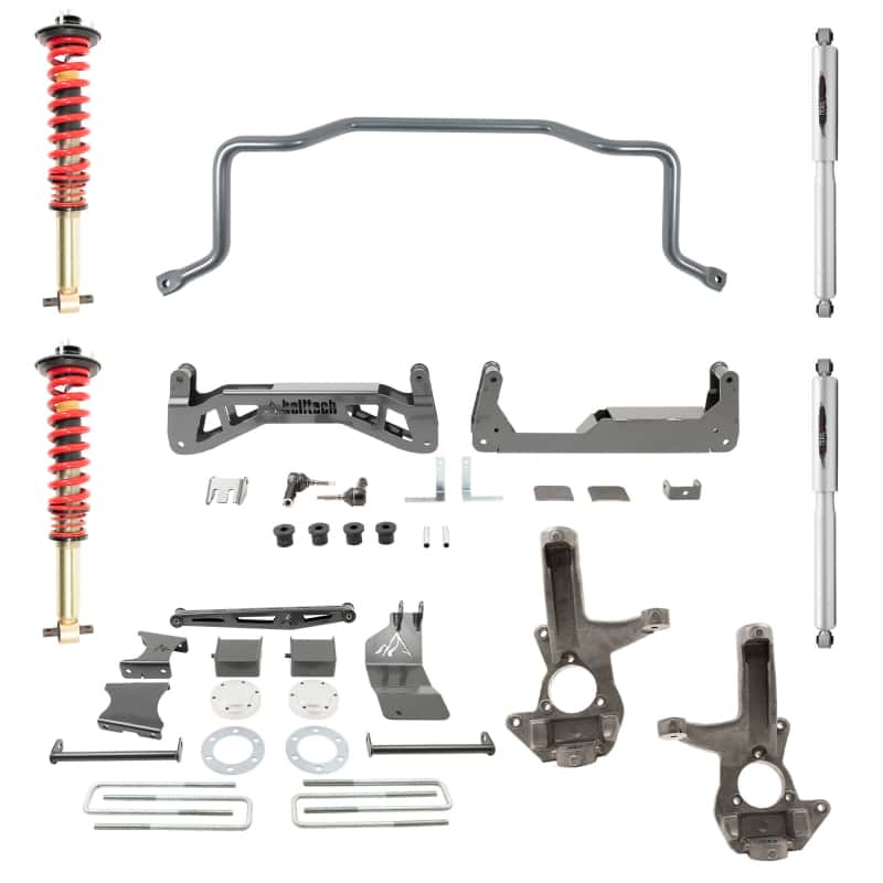 Belltech — Belltech 07-16 Silverado / Sierra 1500 4wd Ext & Crew Cab 7in. Lift Lift Kit
LIFT KIT - view 2